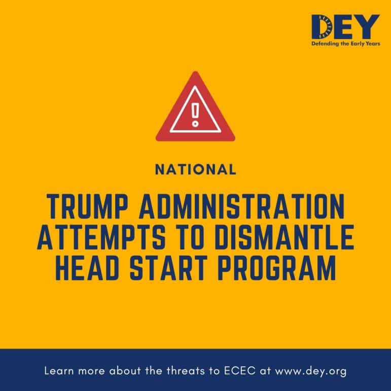 Yellow graphic with a warning icon and text stating, 