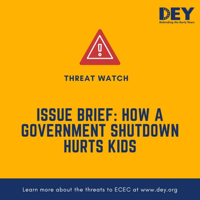 A warning icon above text reads, 