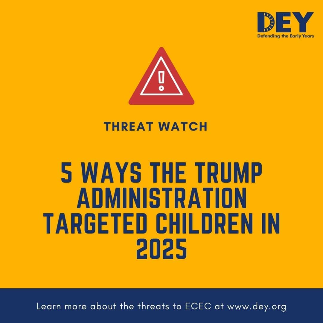 A graphic with a warning icon and text: